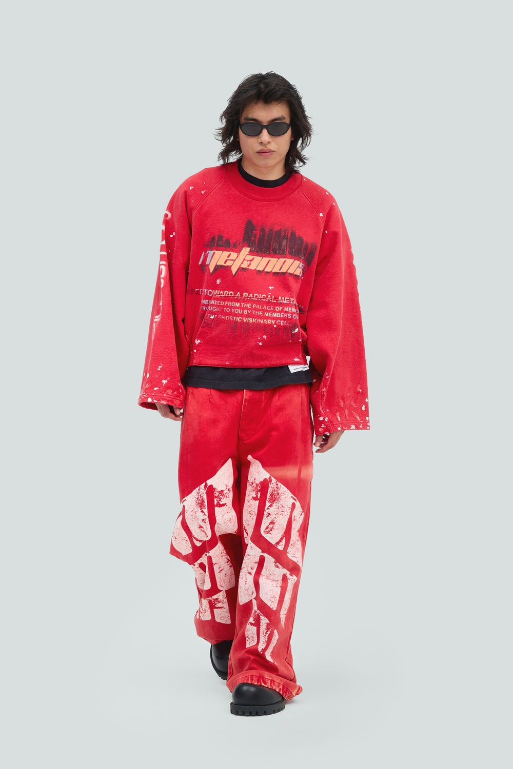 Radical Paper Rose Crewneck