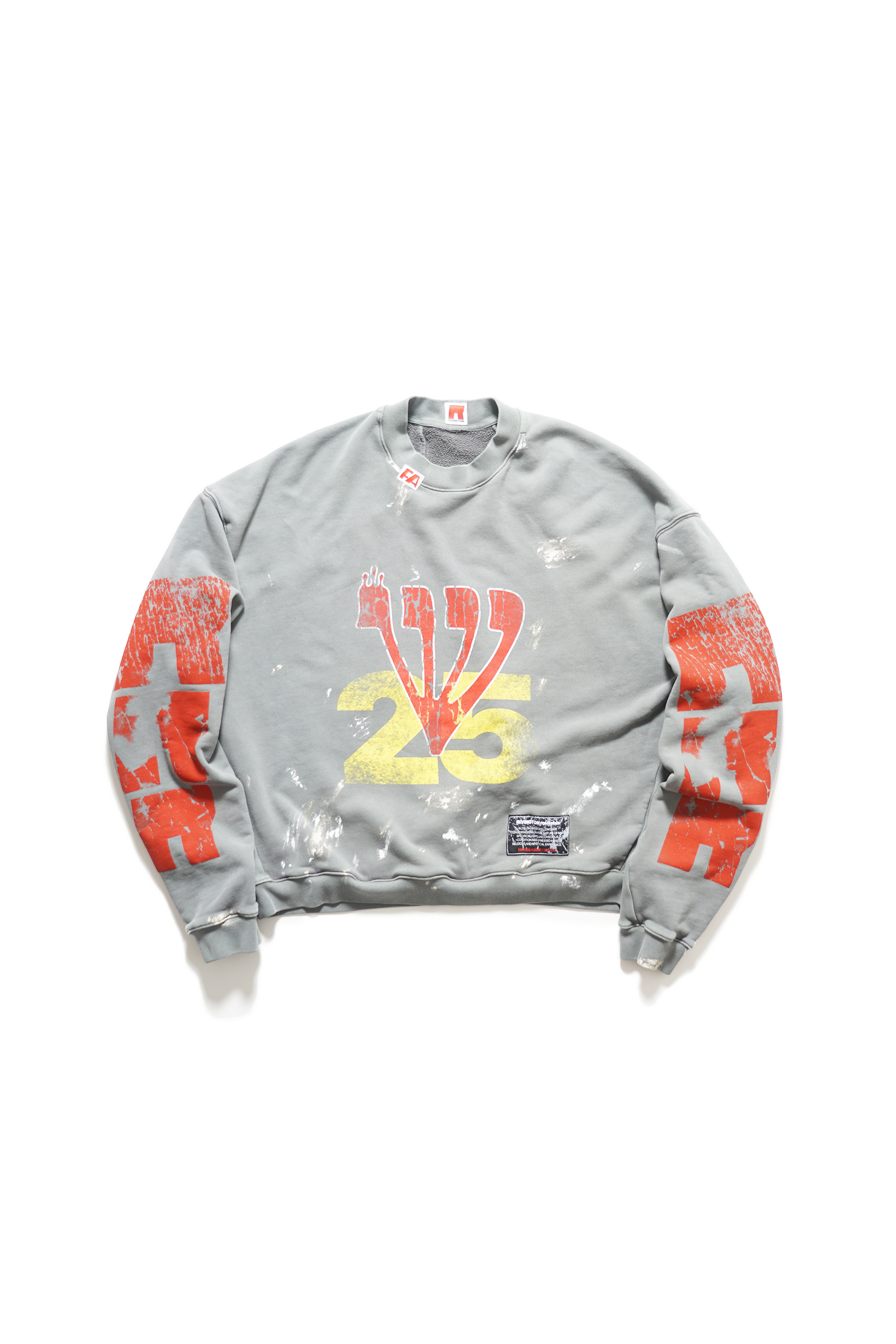 RIVINGTON roi Rebis ロゴ INRI スタッズ コットン スウェット RIVINGTON roi Rebis ロゴ INRI スタッズ コットン スウェット