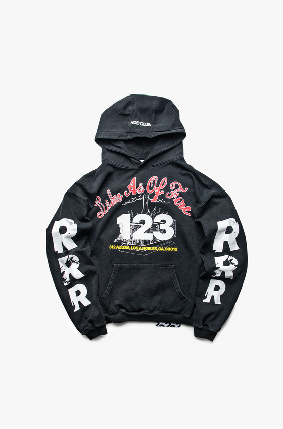 Azusa Street Hoodie Vintage Black