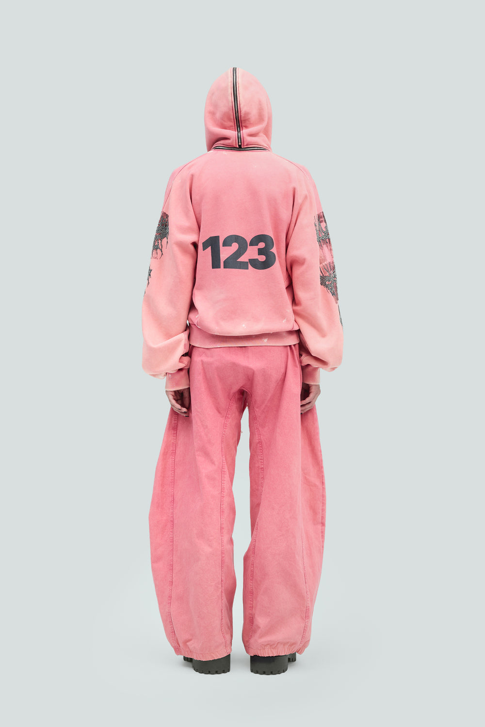 Eyes Wide Open Rose Zip Hoodie