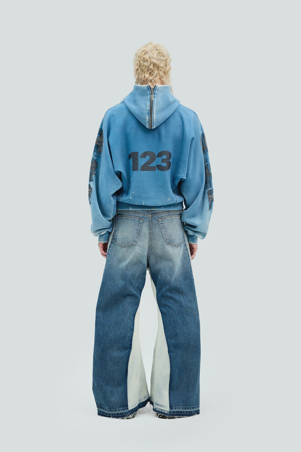 Eyes Wide Open Rose Zip Hoodie