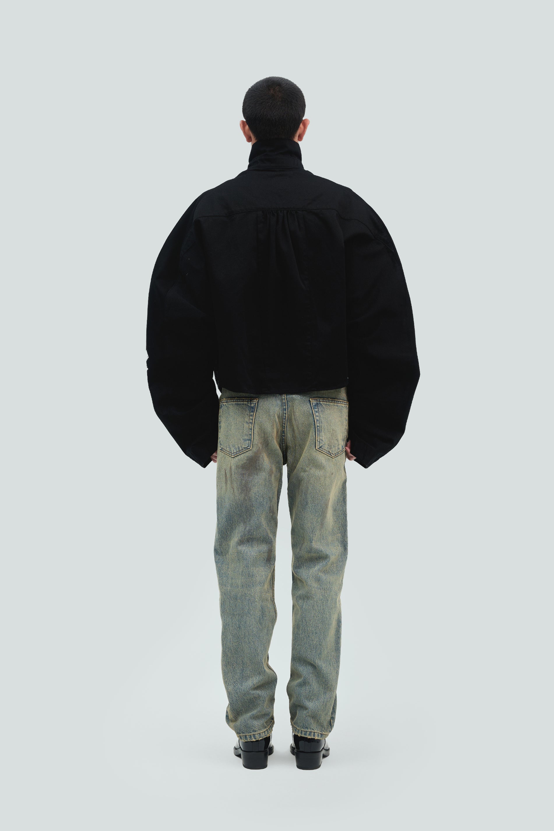 RIVINGTON roi Rebisブラックボンバージャケット　rrr123 国内完売】RRR123 ナイロンジャケット (RIVINGTON roi Rebis