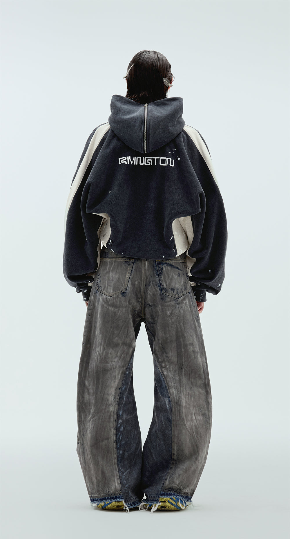 Paraclete In Flux Rose Zip Hoodie